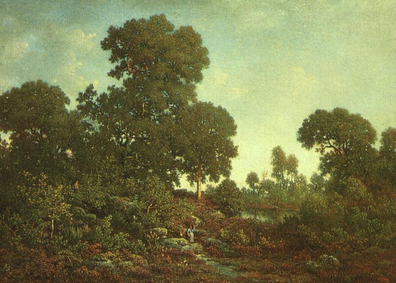 Theodore Rousseau Springtime  ggg Spain oil painting art